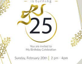 #32 Invitation card for birthday party. részére aftabul2001 által