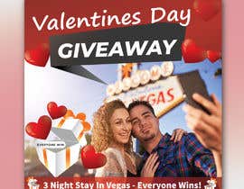 #64 pentru Facebook Ad: &quot;Valentines Day - Vegas Giveaway&quot; de către Foysal2245