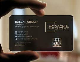 #605 untuk I need a design for transparent business cards oleh ahsanhabib5477