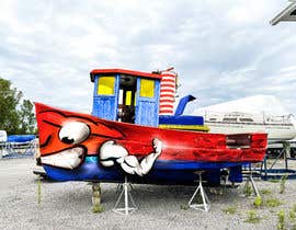 Nro 136 kilpailuun Create Cartoon Character to be painted onto small tug boat käyttäjältä bobanlackovic