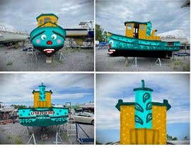 #121 for Create Cartoon Character to be painted onto small tug boat af abhishekandri05