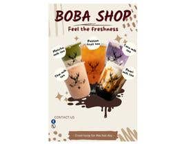 #41 for Boba Shop Poster by aidasufiah97