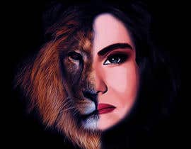 #39 untuk Single cover art (Half lion muzzle+Half Face) oleh milonhossain95