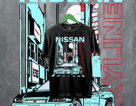 JAHANARAAKTER10 tarafından Nissan Sports Car T-Shirt Design: Nissan Skyline GTR &amp; Nissan 350Z için no 85