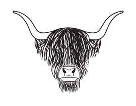 #19 cho Highland cow Tattoo design bởi Kayz10