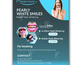 SHD18 tarafından Make a flyer for our Teeth Whitening Business ( canva template if possible) için no 61