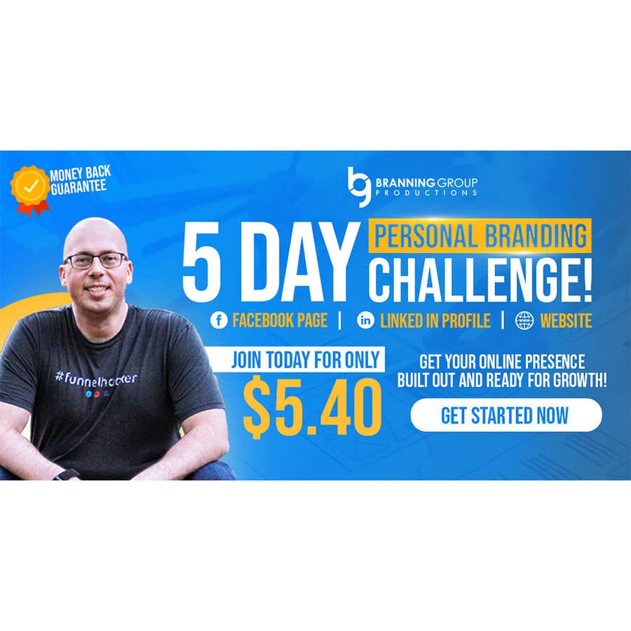 
                                                                                                                        Конкурсная заявка №                                            119
                                         для                                             Facebook Ad for “5 Day Personal Branding Challenge”
                                        