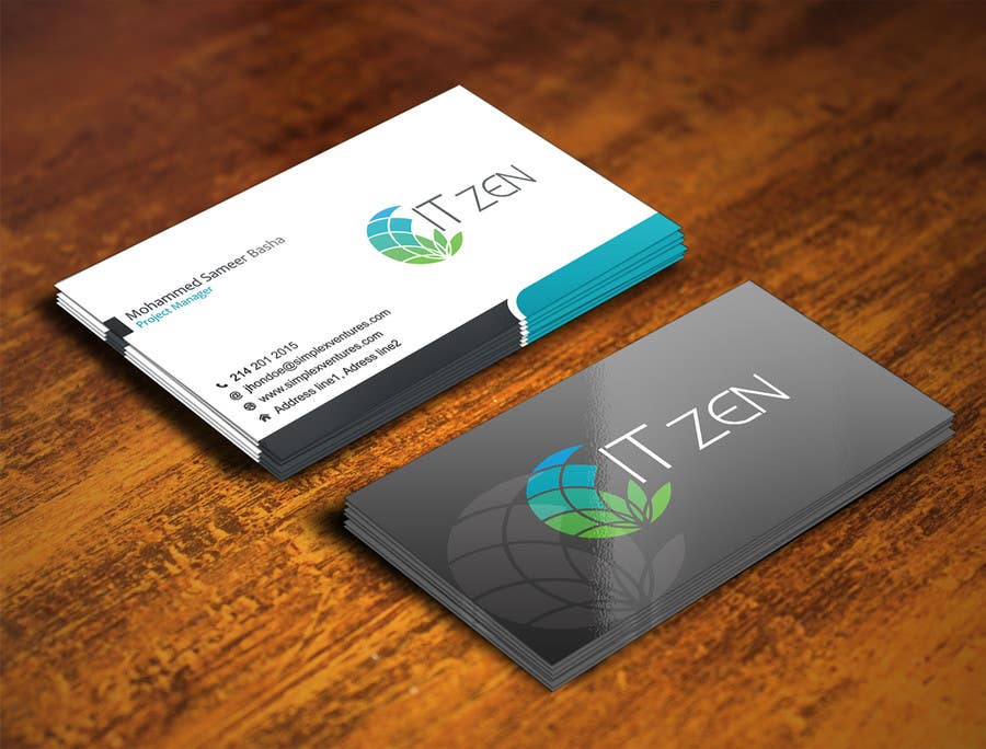 Penyertaan Peraduan #65 untuk                                                 Design some Business Cards for IT Zen
                                            