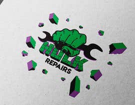 nº 182 pour Hulk Repairs Logo par redouanefarhaoui 