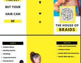 #3 pёr A5 leaftlet AND CFOLD Leaflet promotion design for the house of braid nga Jshartouni
