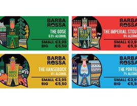 #32 za Design a four single menu boards for beer od eling88