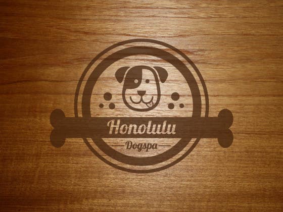 Kilpailutyö #77 kilpailussa                                                 Design a Logo for Honolulu Dog Spa
                                            