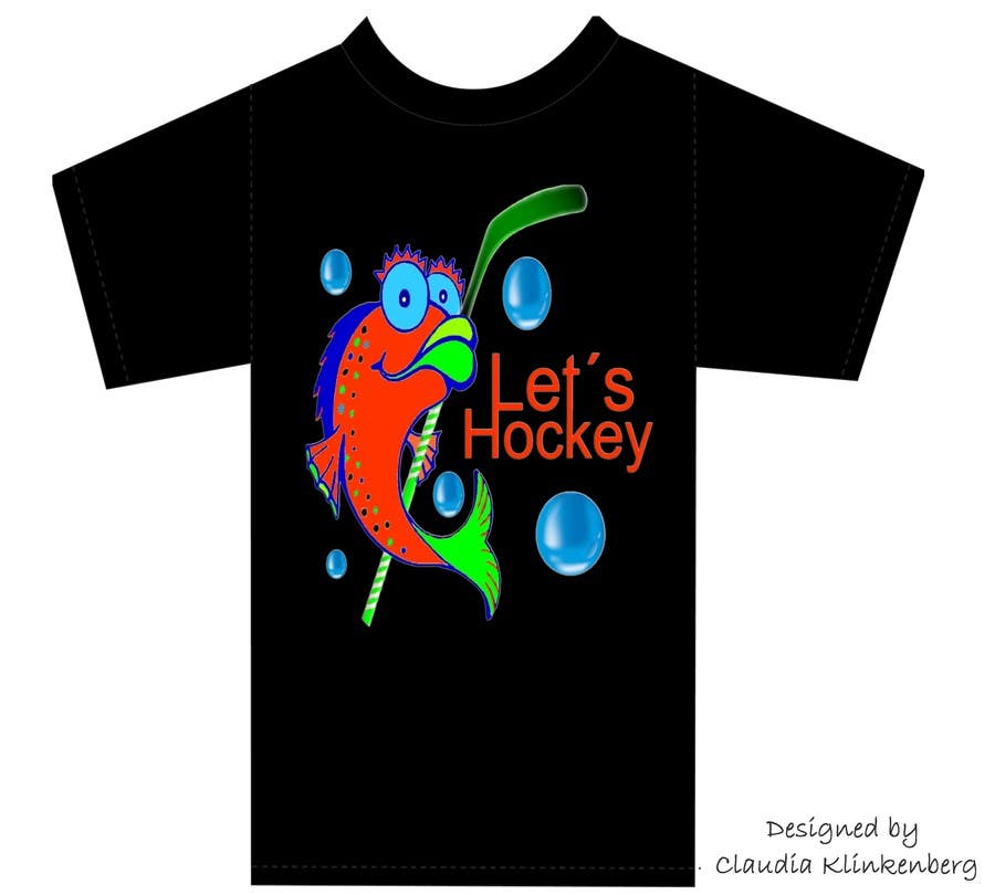 Kilpailutyö #9 kilpailussa                                                 Do a t-shirt for Underwater Hockey
                                            
