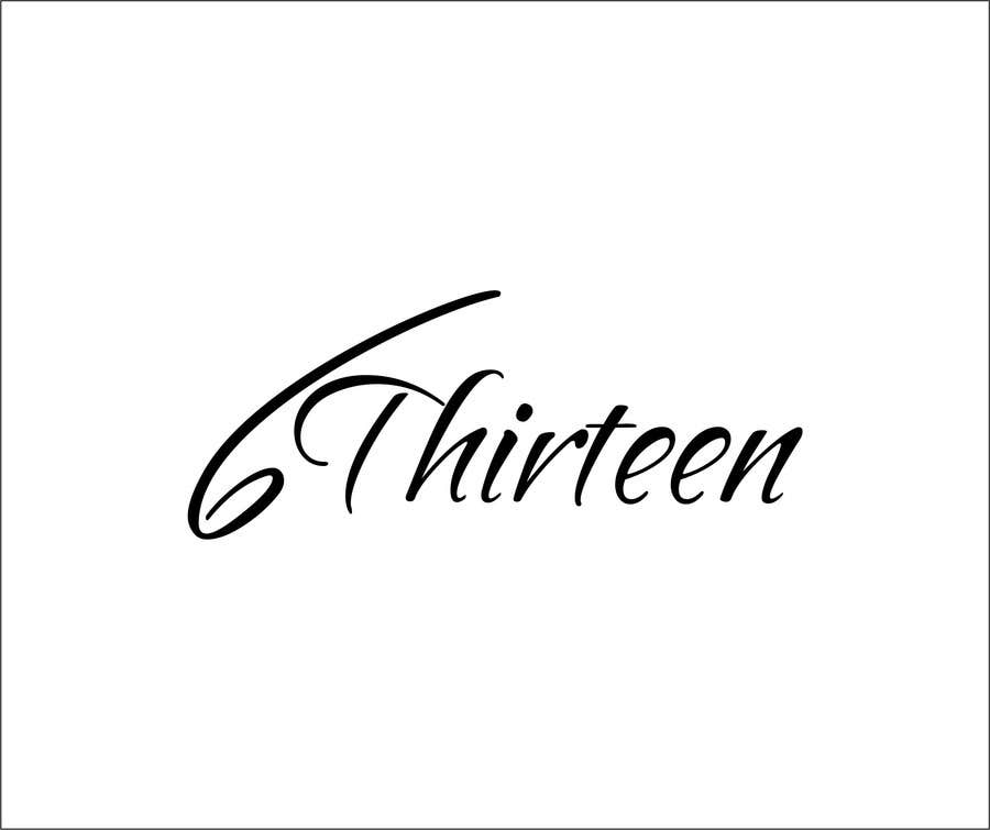 Konkurrenceindlæg #3 for                                                 6Thirteen Signature
                                            