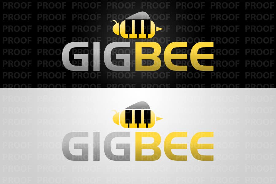 Příspěvek č. 63 do soutěže                                                 Logo Design for GigBee.com  -  energizing musicians to gig more!
                                            