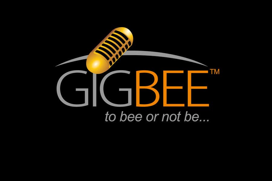 ผลงานการประกวด #100 สำหรับ                                                 Logo Design for GigBee.com  -  energizing musicians to gig more!
                                            