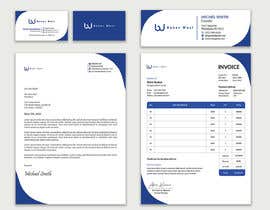 #128 untuk LinkedIn page, Email signature, business card design, letter head, and powerpoint design template oleh designertapos