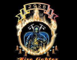 #67 za firefighter custom tee shirt design od oleullahshakib54