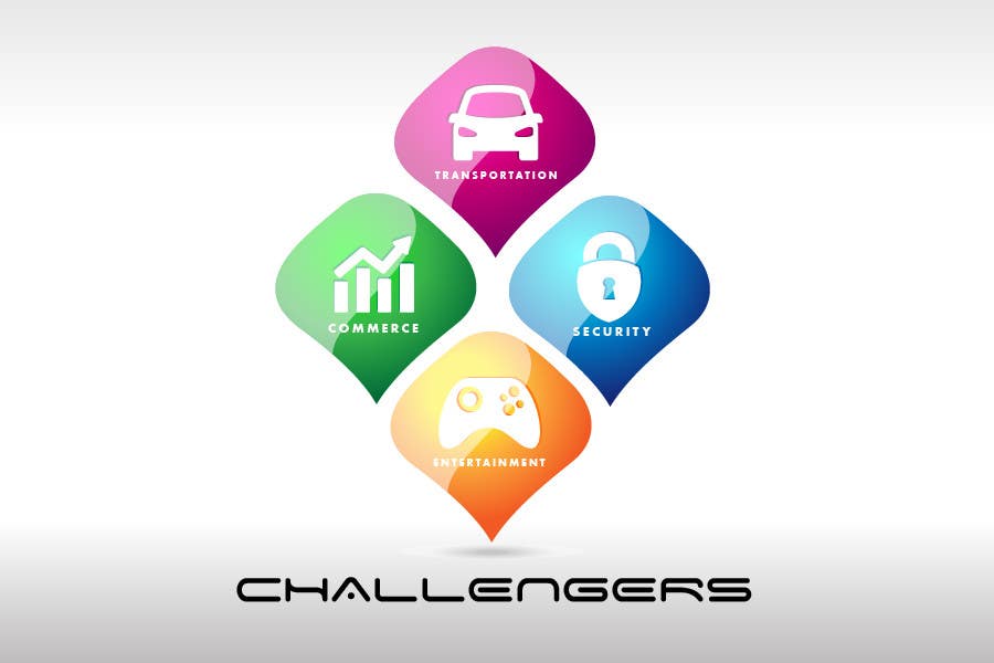 Inscrição nº 317 do Concurso para                                                 Design Logos for the Four Verticals of Challengers Event
                                            