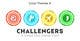 Icône de la proposition n°348 du concours                                                     Design Logos for the Four Verticals of Challengers Event
                                                