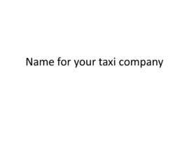 #9 para Suggest a Name for a Taxi Company por Asturias09