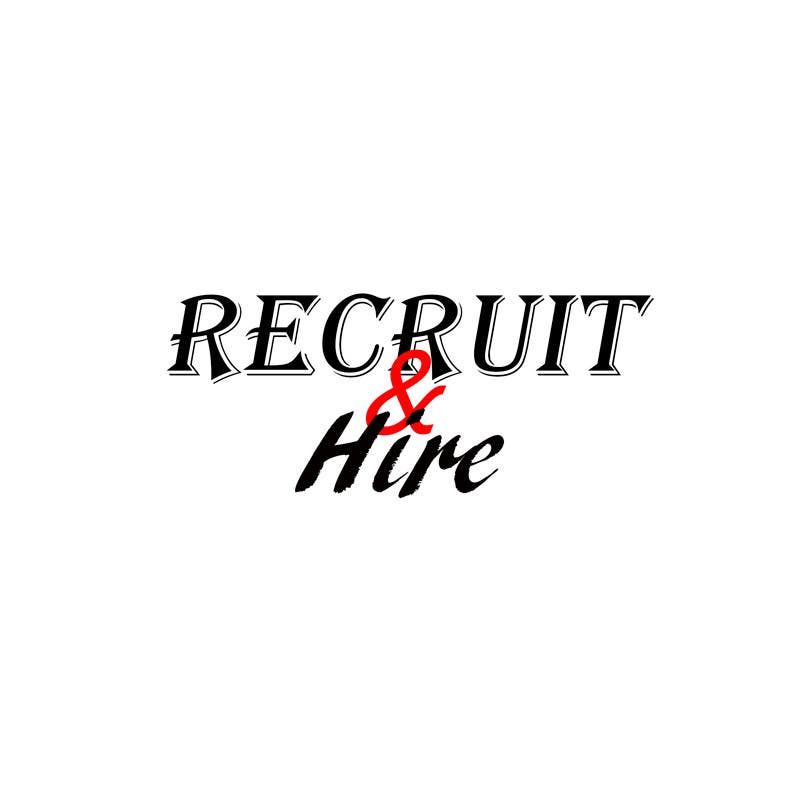 Penyertaan Peraduan #17 untuk                                                 Design a Logo for "Recruit and Hire"
                                            