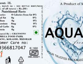 #51 for Design a label for Package drinking water bottle by MaaranGraphics