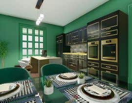 noureddinedz90 tarafından I need a 3D kitchen inside pictures of a house in different point of view için no 64