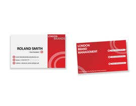#19 ， Business Card Design for London Brand Management 来自 danumdata