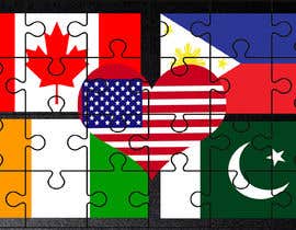 #25 per Picture of Flags for a Custom Puzzle da azmimakhter5