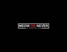 #348 untuk Meow or Never Logo oleh GDMrinal