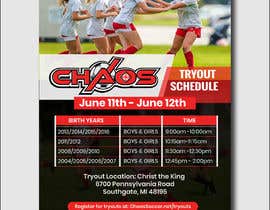 #101 for Need a Flyer created for soccer tryouts 2022 by arifislamarif68