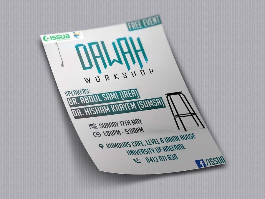 Konkurrenceindlæg #46 for                                                 "Da'wah Workshop" - Islamic Flyer
                                            
