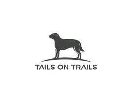 Nro 213 kilpailuun &quot;Tails on Trails&quot; Dog walking Business Logo käyttäjältä kslogodesign
