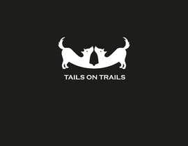 Nro 201 kilpailuun &quot;Tails on Trails&quot; Dog walking Business Logo käyttäjältä gullalwani56