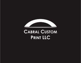 Nro 55 kilpailuun Logo for Cabral Custom Print LLC käyttäjältä akulupakamu