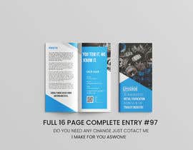 Nro 101 kilpailuun BRING YOUR BRILLIANT DESIGN SKILLS TO LIFE IN A 16 PAGE CORPORATE BROCHURE käyttäjältä munsimizan97