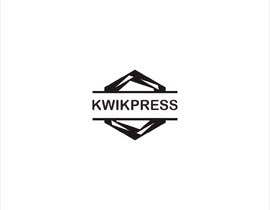 Nro 89 kilpailuun Logo for KwikPress käyttäjältä Kalluto