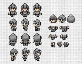 #25 for Character Design and Animation Sprite Sheet Pixel Off! by harsamcreative