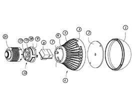 #17 untuk exploded drawing of a bulb oleh sarhad
