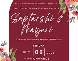Nro 18 kilpailuun Wedding Invitation in GIF Format käyttäjältä shahirahshahril