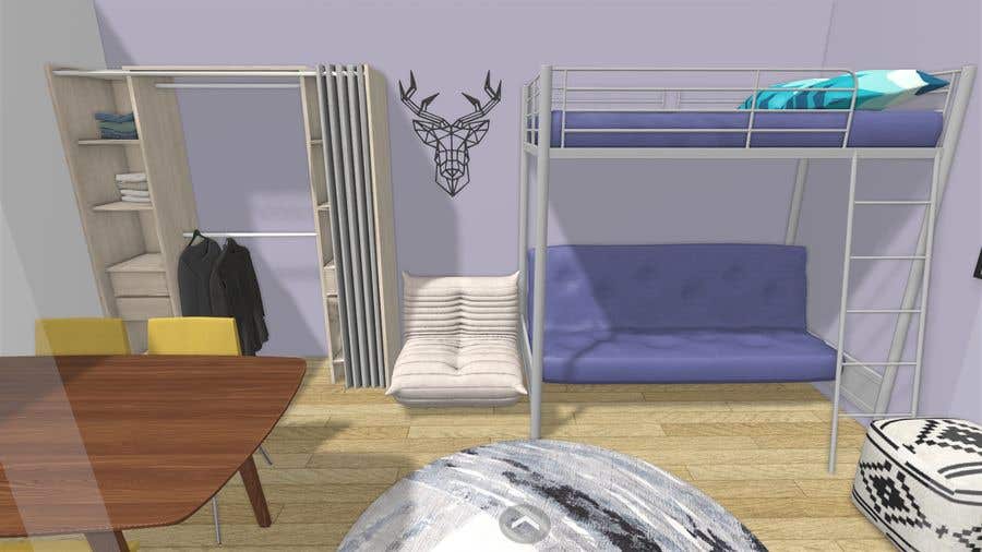 
                                                                                                                        Konkurrenceindlæg #                                            7
                                         for                                             3D room furnishing - 3d modell flat
                                        