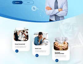 Nro 29 kilpailuun Marketing website  design for SaaS app käyttäjältä Probyte01