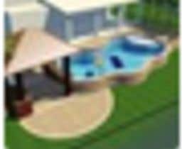 #21 for 3d rendering of a pool villa with interior/exterior by globalwebindia