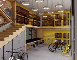 nº 45 pour Interior design for a small bike workshop par agungwm2313 