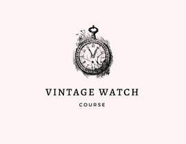 #16 for Logo for course on vintage watches by OudayGuedri