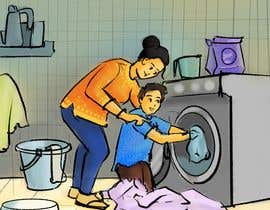 #18 for Sketch a parent child laundry scene by satvika4