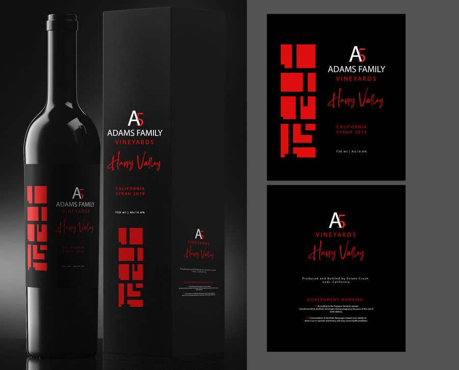 Konkurrenceindlæg #181 for                                                 Adams wine label
                                            