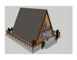#79 untuk Architecture design for a A-Frame house on a mountain oleh sancan8995