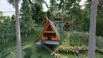 3D Modelling Entri Peraduan #75 for Architecture design for a A-Frame house on a mountain